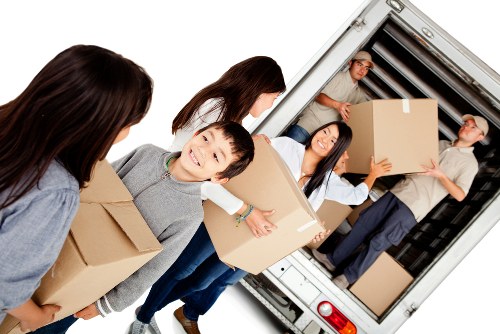 Removal truck hire vehicle ready for a Finchley move