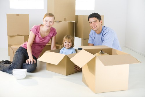 Moving truck ready for a Finchley home relocation
