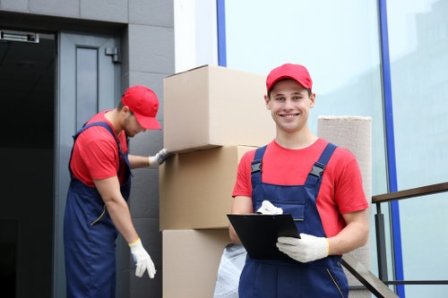 Local man and van loading furniture in Finchley