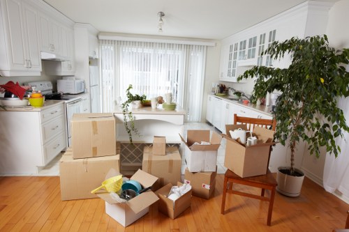 Payment and invoice paperwork for a van moving service