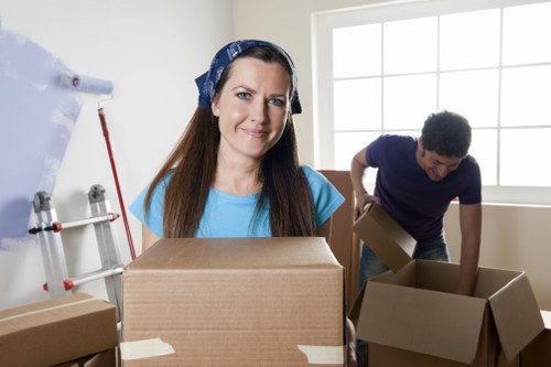 Professional movers assisting with student removals in Finchley