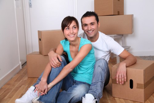 Professional packing and loading service for a North London move